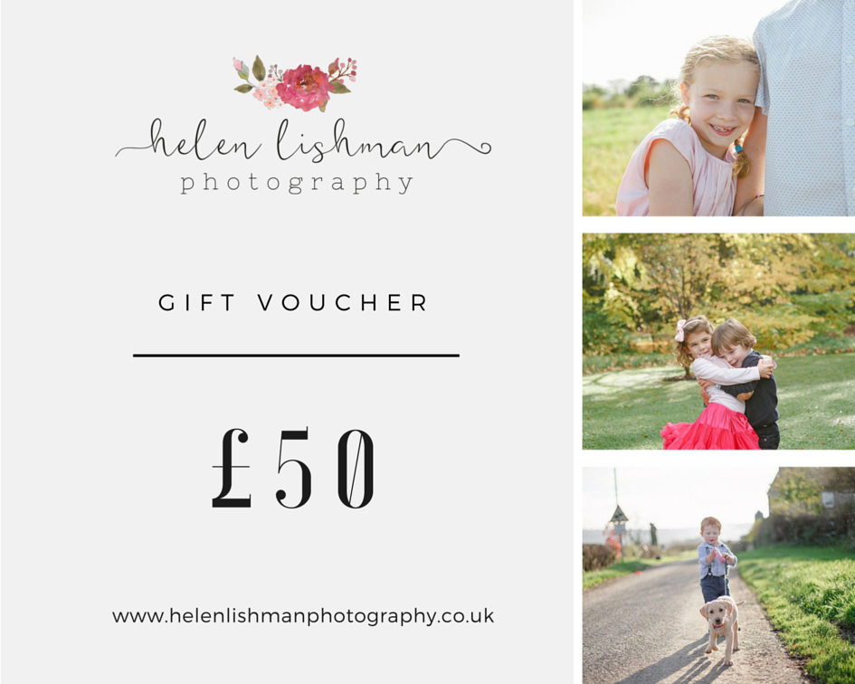 Harrogate Photographer, gift vouchers